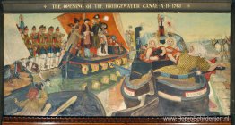 De opening van het Bridgewaterkanaal De opening van het Bridgewaterkanaal