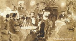 In het restaurant In het restaurant