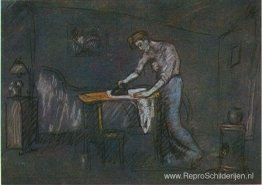 De kamer van de strijkmachine De kamer van de strijkmachine