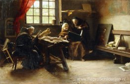 In het atelier van de beeldhouwer (goddelijke inspiratie) In het atelier van de beeldhouwer (goddelijke inspiratie)