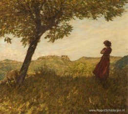 Een Ligurische herderin Een Ligurische herderin