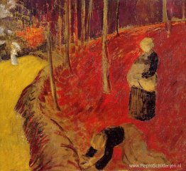 De varenoogstmachines in de Boid d'Amour bij Pont Aven De varenoogstmachines in de Boid d'Amour bij Pont Aven