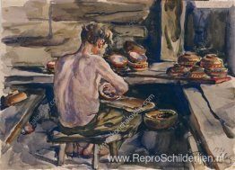 Chochloma. Vernisser. Chochloma. Vernisser.