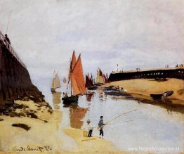 Toegang tot de haven van Trouville Toegang tot de haven van Trouville