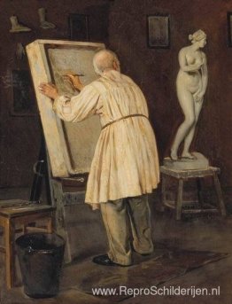 Oude schilder Oude schilder