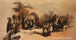 Nazareth. De fontein van de Maagd Nazareth. De fontein van de Maagd