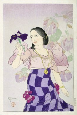 Portret van een Chamorro-vrouw - Violet Portret van een Chamorro-vrouw - Violet