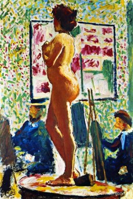 Levensles aan de École des Beaux-Arts (fauvistisch naakt) Levensles aan de École des Beaux-Arts (fauvistisch naakt)