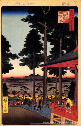 Het Inari-heiligdom in Oji Het Inari-heiligdom in Oji