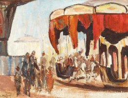 Carrousel bij Moşi Carrousel bij Moşi