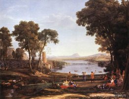Landschap met watermolen Landschap met watermolen