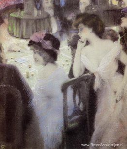 De spelers (pastel op papier) De spelers (pastel op papier)