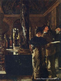 Buitenlandse bezoekers in het Louvre Buitenlandse bezoekers in het Louvre