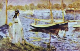 De oevers van de Seine bij Argenteuil De oevers van de Seine bij Argenteuil