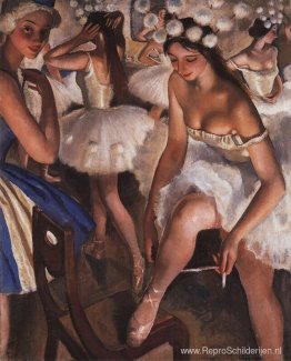 Ballerina's in de kleedkamer Ballerina's in de kleedkamer