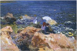 Op de rotsen bij Javea Op de rotsen bij Javea