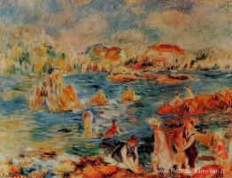 Het strand van Guernsey Het strand van Guernsey