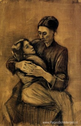 Vrouw met een kind op schoot Vrouw met een kind op schoot