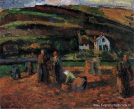 De aardappeloogst De aardappeloogst