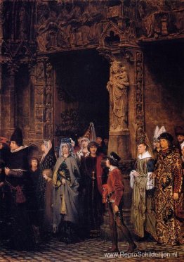 Het verlaten van de kerk in de vijftiende eeuw Het verlaten van de kerk in de vijftiende eeuw