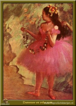 Danser in roze jurk Danser in roze jurk