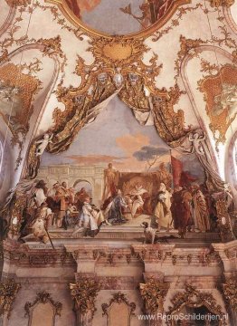 De inhuldiging van Herold als hertog van Franken De inhuldiging van Herold als hertog van Franken