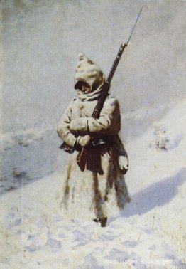 Soldaten in de sneeuw Soldaten in de sneeuw