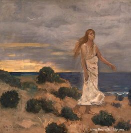 Vrouw aan zee Vrouw aan zee