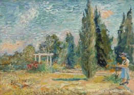 Marusia in het park Marusia in het park