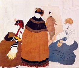 In het atelier van de kunstenaar In het atelier van de kunstenaar