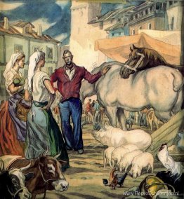 Markt in La Cuesta de San Vicente - Vitoria Markt in La Cuesta de San Vicente - Vitoria