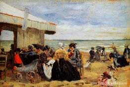Een strandscène Een strandscène