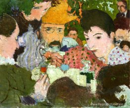 Studeer voor de middag in de tuin Studeer voor de middag in de tuin