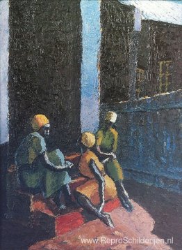 DRIE VROUWEN OP STAPPEN DRIE VROUWEN OP STAPPEN