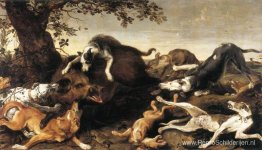 Jacht op wilde zwijnen Jacht op wilde zwijnen