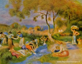 Wasvrouwen in Cagnes Wasvrouwen in Cagnes