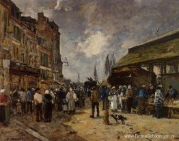 Trouville, Vismarkt Trouville, Vismarkt