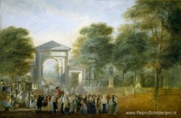 De Botanische Tuin van Paseo del Prado De Botanische Tuin van Paseo del Prado