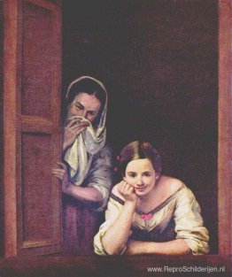 Een meisje en haar Duenna Een meisje en haar Duenna