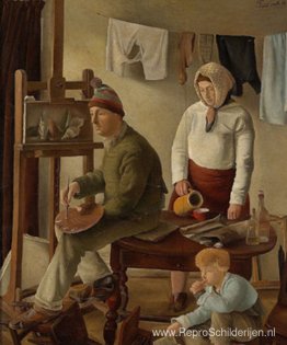 Familie van de kunstenaar Familie van de kunstenaar