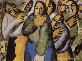 Boerenvrouwen in een kerk Boerenvrouwen in een kerk