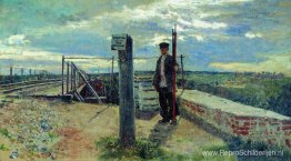 Spoorwegwachter. Hotkovo. Spoorwegwachter. Hotkovo.