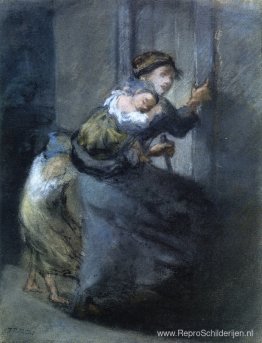 Moeder en twee baby's Moeder en twee baby's