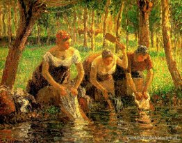 Vrouwen wassen. Eragny sur Eptes Vrouwen wassen. Eragny sur Eptes