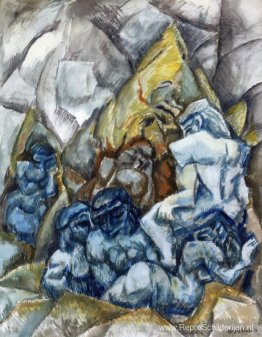 Figuren in een landschap Figuren in een landschap