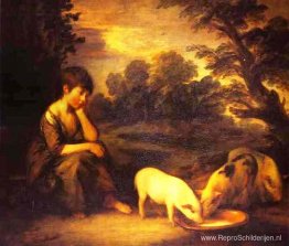 Meisje met varkens Meisje met varkens