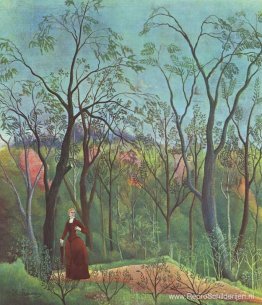 De wandeling in het bos De wandeling in het bos