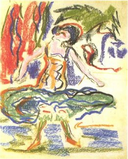 Vrouwelijke cabaretdanseres Vrouwelijke cabaretdanseres