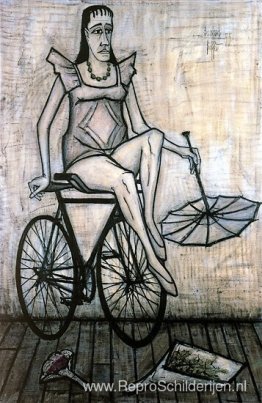 Het circus: Acrobaat op een fiets Het circus: Acrobaat op een fiets