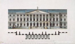 Ontwerp voor het Smolny Instituut in Sint-Petersburg (gevel) Ontwerp voor het Smolny Instituut in Sint-Petersburg (gevel)